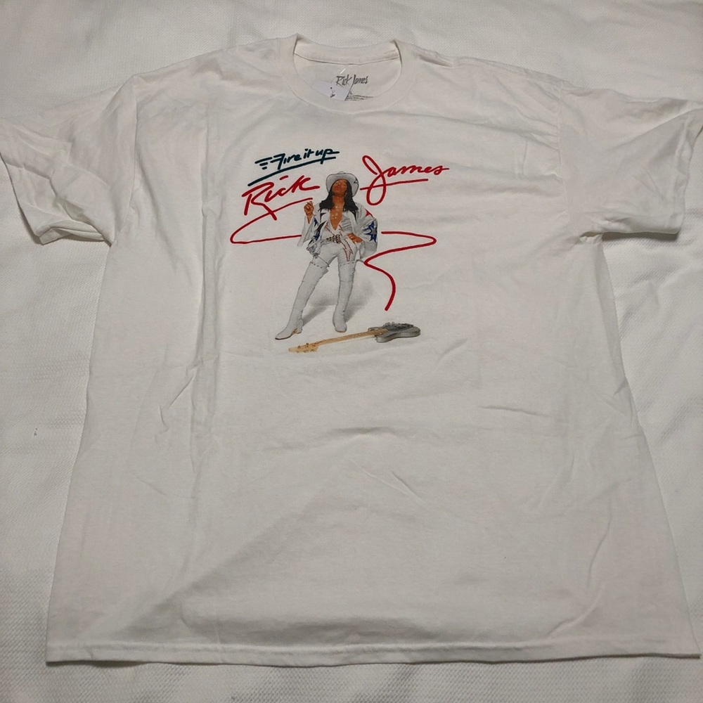 Rick James FIRE IT UP t-shirt